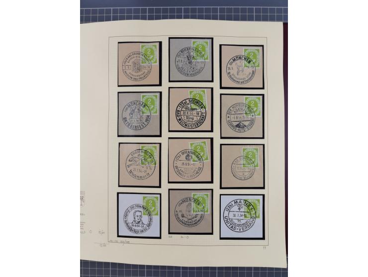 1949/2018 (ca.), postfrische, ungebrauchte und gestempelte Sammlung in 59 (!) Lindner-Alben. In den Hauptnummern komplett und