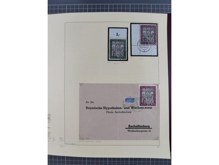 1949/2018 (ca.), postfrische, ungebrauchte und gestempelte Sammlung in 59 (!) Lindner-Alben. In den Hauptnummern komplett und