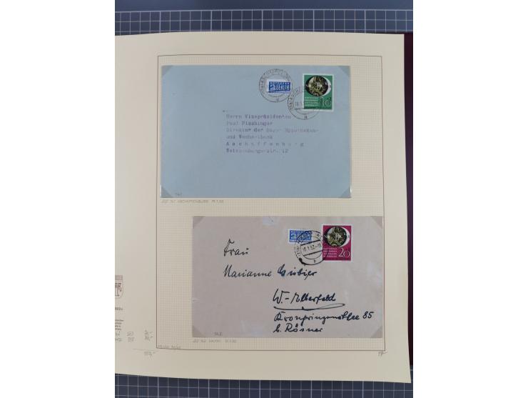 1949/2018 (ca.), postfrische, ungebrauchte und gestempelte Sammlung in 59 (!) Lindner-Alben. In den Hauptnummern komplett und