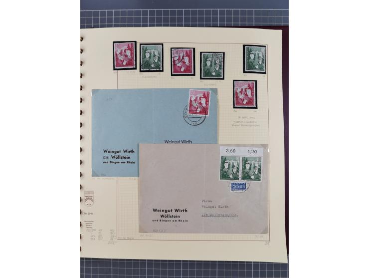 1949/2018 (ca.), postfrische, ungebrauchte und gestempelte Sammlung in 59 (!) Lindner-Alben. In den Hauptnummern komplett und