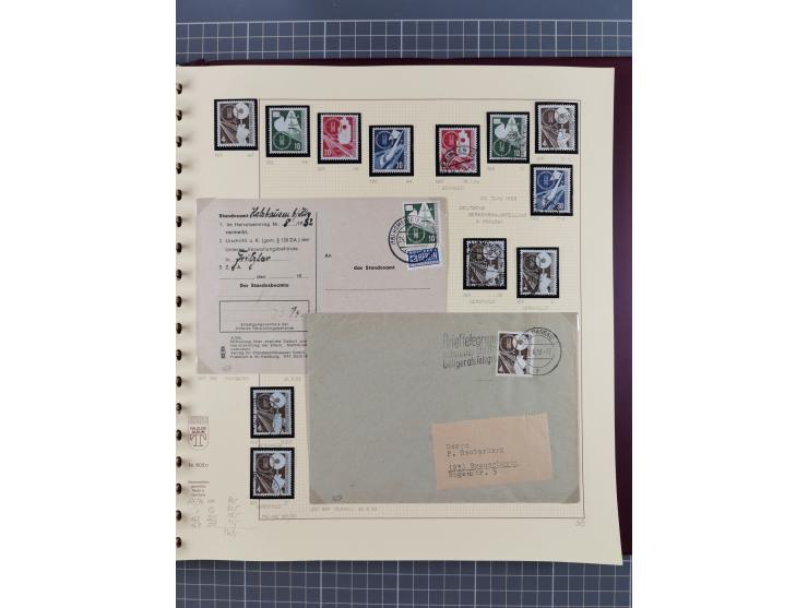 1949/2018 (ca.), postfrische, ungebrauchte und gestempelte Sammlung in 59 (!) Lindner-Alben. In den Hauptnummern komplett und