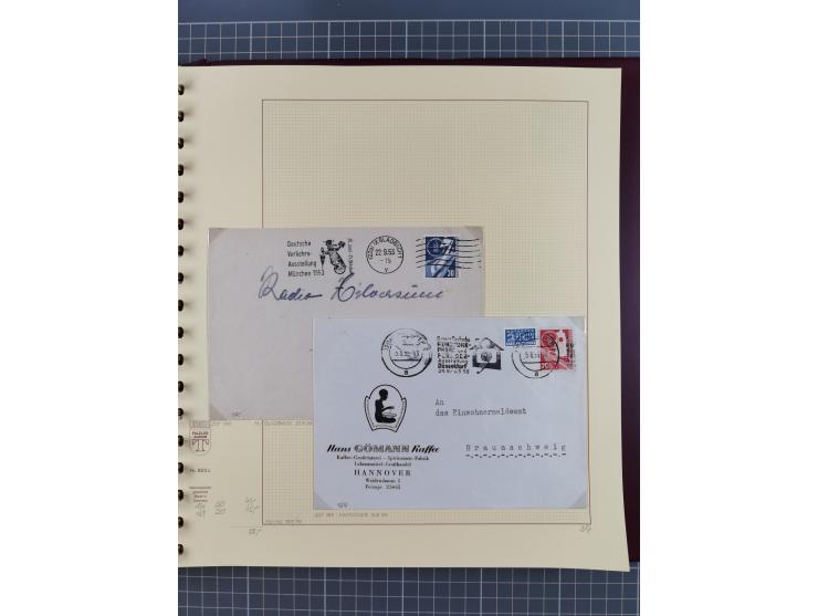 1949/2018 (ca.), postfrische, ungebrauchte und gestempelte Sammlung in 59 (!) Lindner-Alben. In den Hauptnummern komplett und