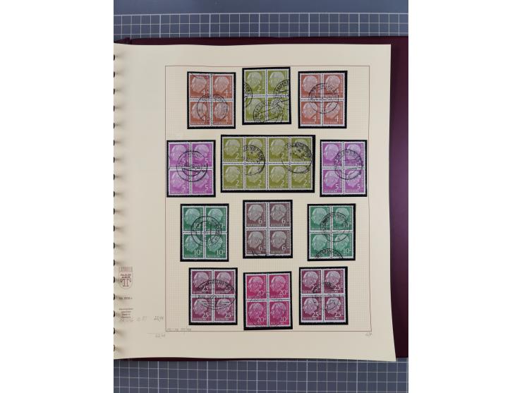 1949/2018 (ca.), postfrische, ungebrauchte und gestempelte Sammlung in 59 (!) Lindner-Alben. In den Hauptnummern komplett und