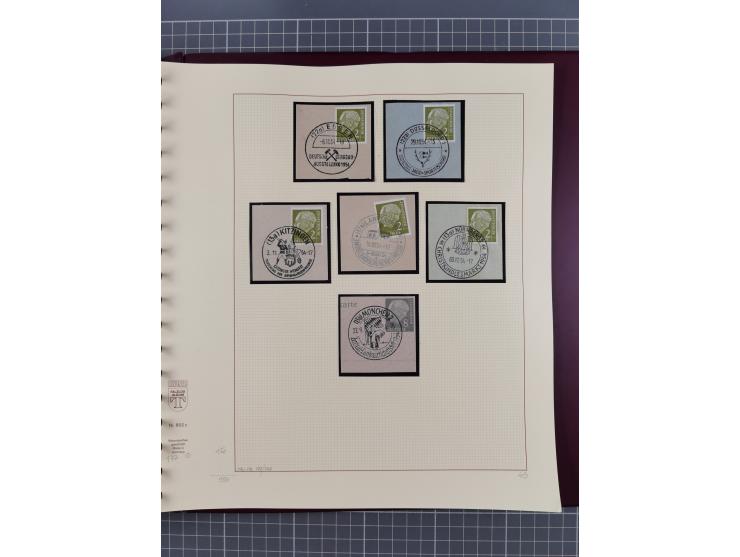 1949/2018 (ca.), postfrische, ungebrauchte und gestempelte Sammlung in 59 (!) Lindner-Alben. In den Hauptnummern komplett und