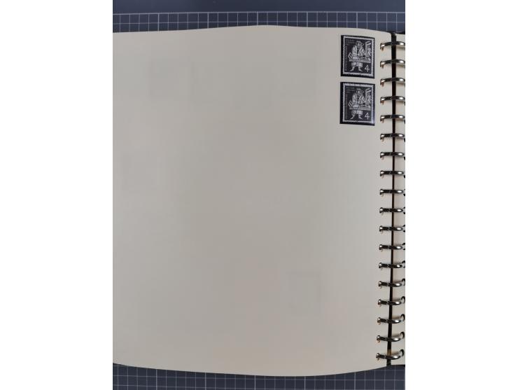 1949/2018 (ca.), postfrische, ungebrauchte und gestempelte Sammlung in 59 (!) Lindner-Alben. In den Hauptnummern komplett und