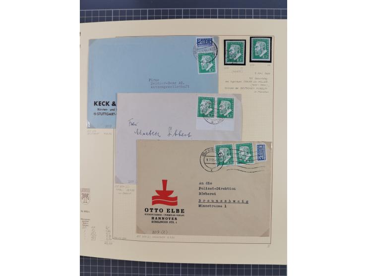 1949/2018 (ca.), postfrische, ungebrauchte und gestempelte Sammlung in 59 (!) Lindner-Alben. In den Hauptnummern komplett und