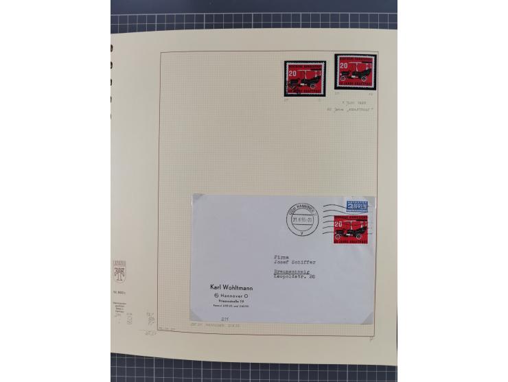 1949/2018 (ca.), postfrische, ungebrauchte und gestempelte Sammlung in 59 (!) Lindner-Alben. In den Hauptnummern komplett und