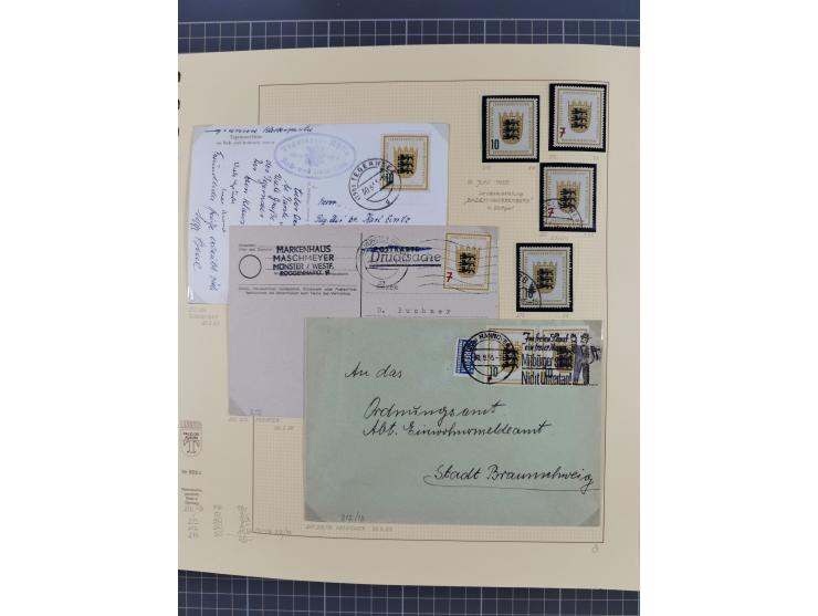 1949/2018 (ca.), postfrische, ungebrauchte und gestempelte Sammlung in 59 (!) Lindner-Alben. In den Hauptnummern komplett und