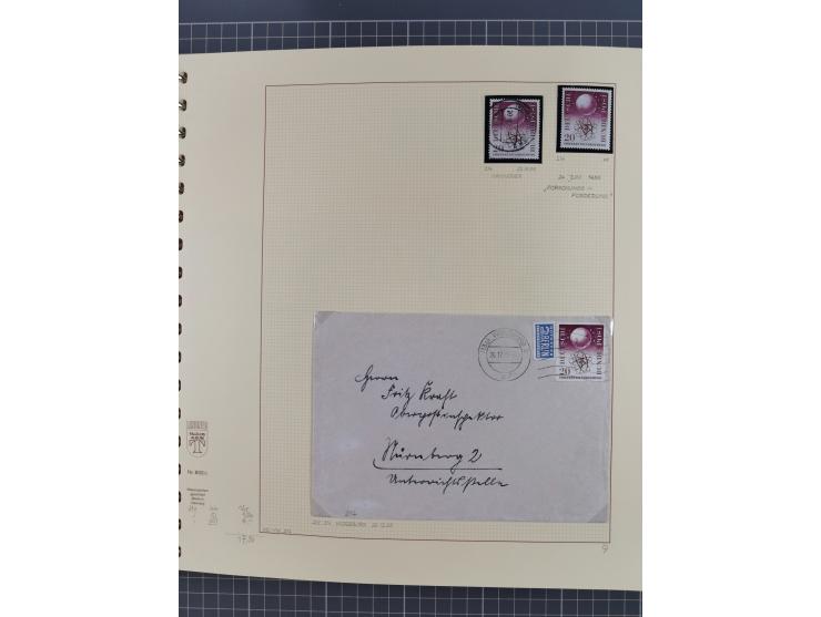 1949/2018 (ca.), postfrische, ungebrauchte und gestempelte Sammlung in 59 (!) Lindner-Alben. In den Hauptnummern komplett und