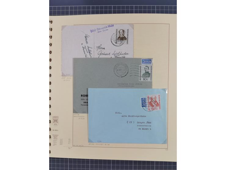 1949/2018 (ca.), postfrische, ungebrauchte und gestempelte Sammlung in 59 (!) Lindner-Alben. In den Hauptnummern komplett und