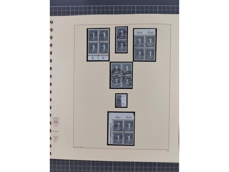 1949/2018 (ca.), postfrische, ungebrauchte und gestempelte Sammlung in 59 (!) Lindner-Alben. In den Hauptnummern komplett und