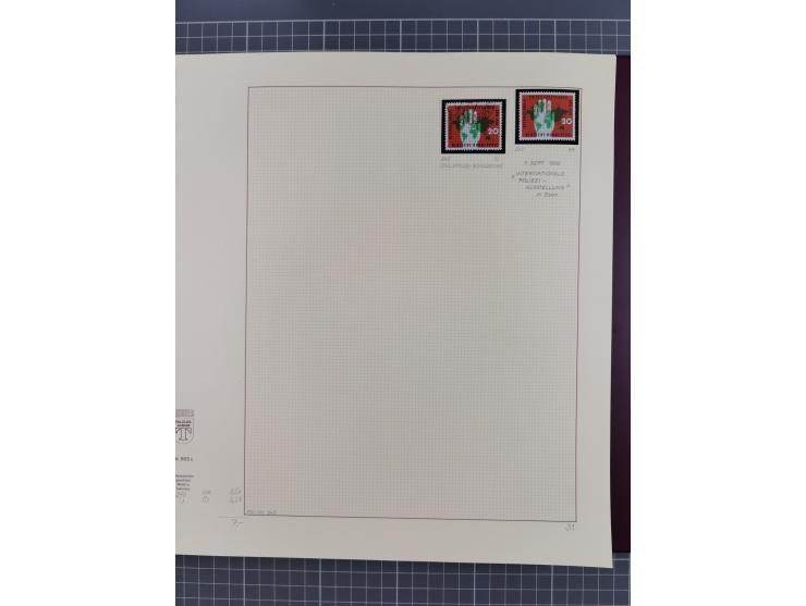 1949/2018 (ca.), postfrische, ungebrauchte und gestempelte Sammlung in 59 (!) Lindner-Alben. In den Hauptnummern komplett und