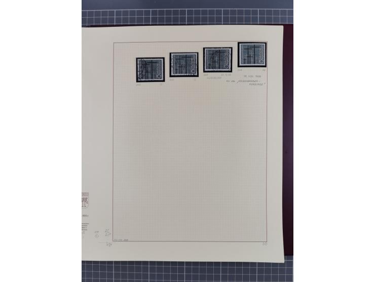 1949/2018 (ca.), postfrische, ungebrauchte und gestempelte Sammlung in 59 (!) Lindner-Alben. In den Hauptnummern komplett und