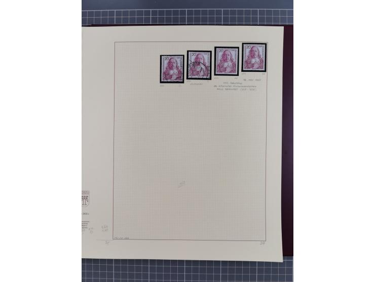 1949/2018 (ca.), postfrische, ungebrauchte und gestempelte Sammlung in 59 (!) Lindner-Alben. In den Hauptnummern komplett und