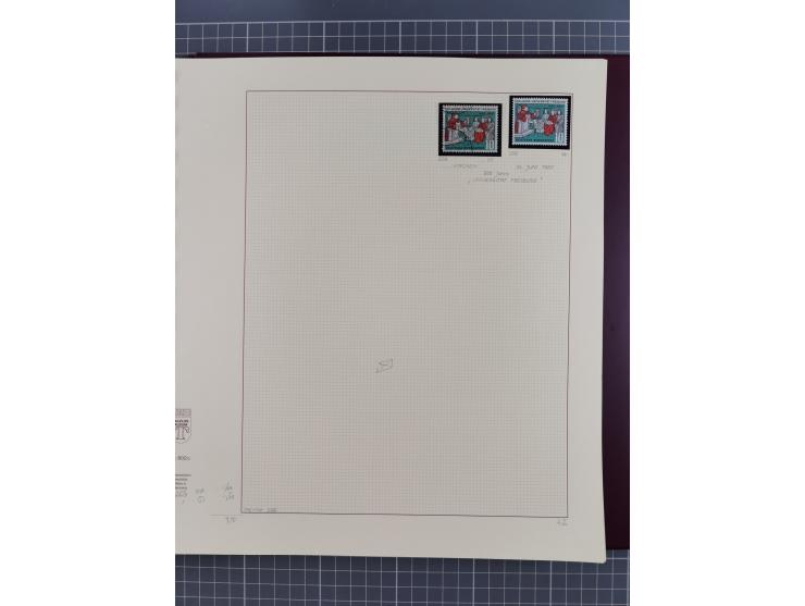 1949/2018 (ca.), postfrische, ungebrauchte und gestempelte Sammlung in 59 (!) Lindner-Alben. In den Hauptnummern komplett und