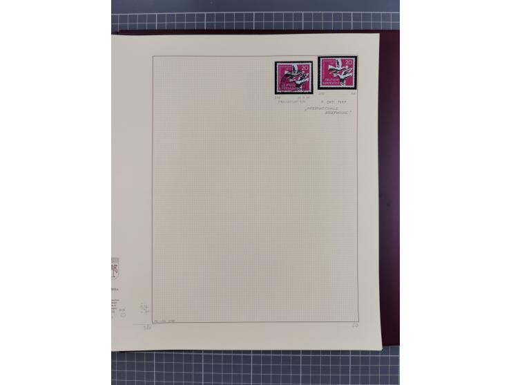 1949/2018 (ca.), postfrische, ungebrauchte und gestempelte Sammlung in 59 (!) Lindner-Alben. In den Hauptnummern komplett und