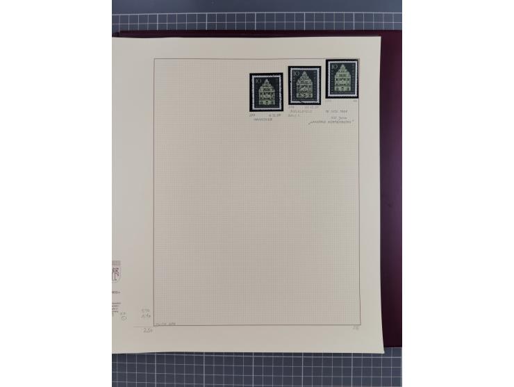 1949/2018 (ca.), postfrische, ungebrauchte und gestempelte Sammlung in 59 (!) Lindner-Alben. In den Hauptnummern komplett und