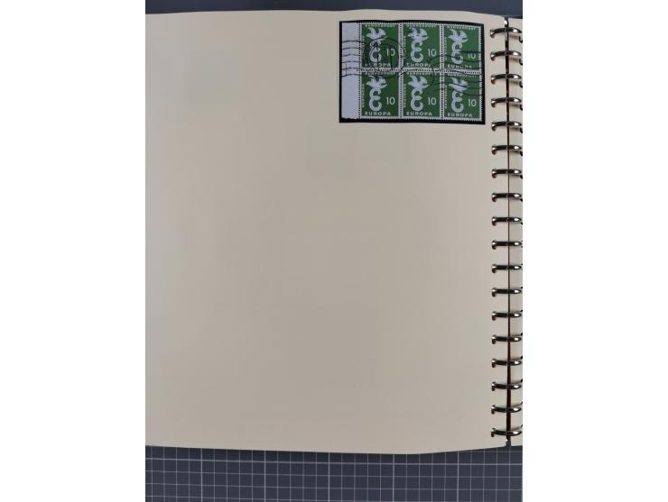 1949/2018 (ca.), postfrische, ungebrauchte und gestempelte Sammlung in 59 (!) Lindner-Alben. In den Hauptnummern komplett und