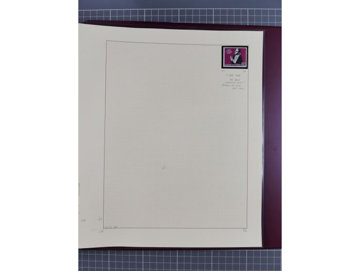 1949/2018 (ca.), postfrische, ungebrauchte und gestempelte Sammlung in 59 (!) Lindner-Alben. In den Hauptnummern komplett und