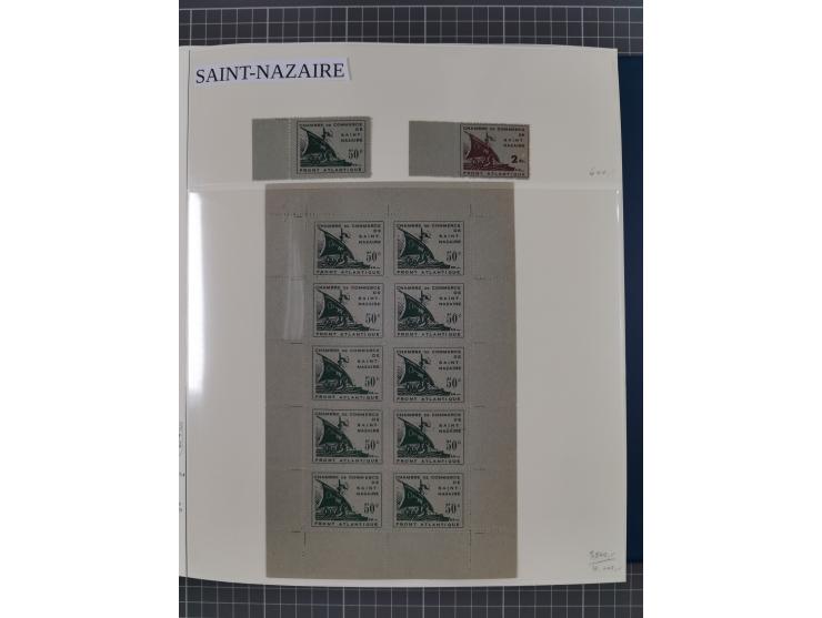 Albanien bis Zara, postfrische Sammlung im Lindner-Falzlos-Album mit Albanien komplett, mit diversen Abarten und einem Bogen 