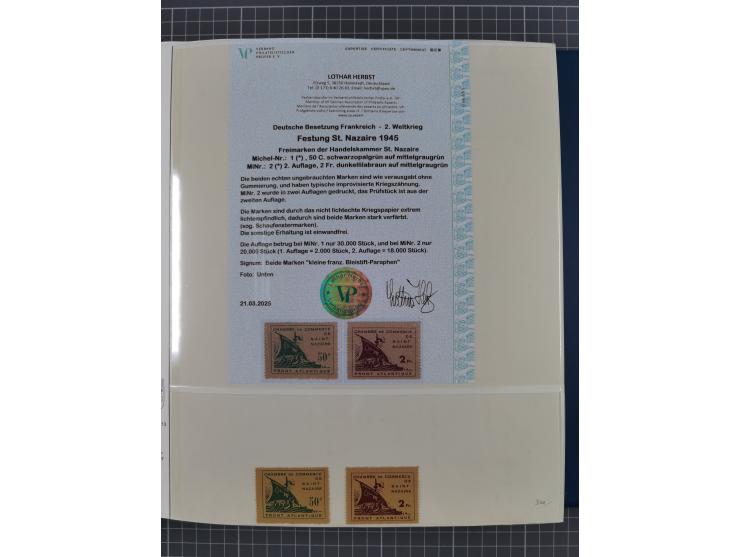 Albanien bis Zara, postfrische Sammlung im Lindner-Falzlos-Album mit Albanien komplett, mit diversen Abarten und einem Bogen 