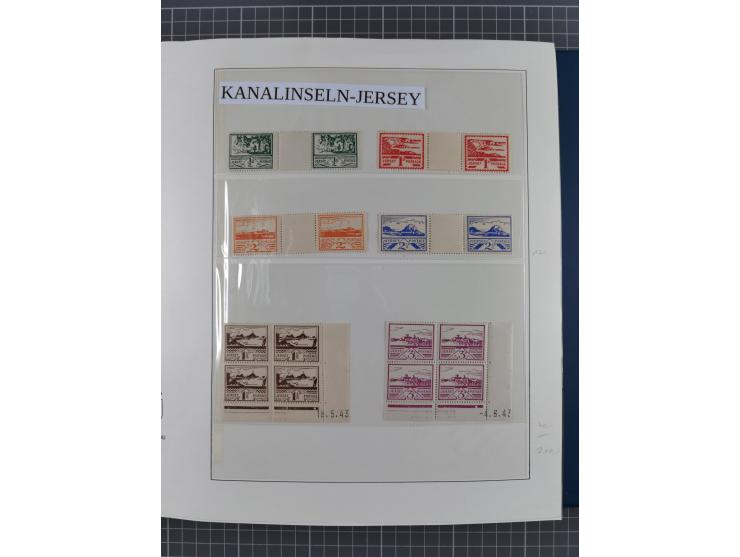 Albanien bis Zara, postfrische Sammlung im Lindner-Falzlos-Album mit Albanien komplett, mit diversen Abarten und einem Bogen 