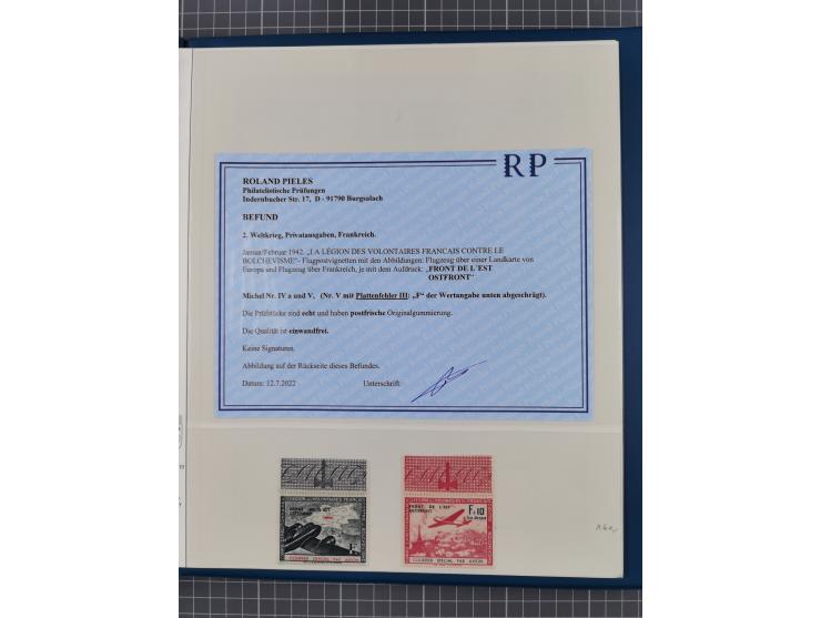 Albanien bis Zara, postfrische Sammlung im Lindner-Falzlos-Album mit Albanien komplett, mit diversen Abarten und einem Bogen 