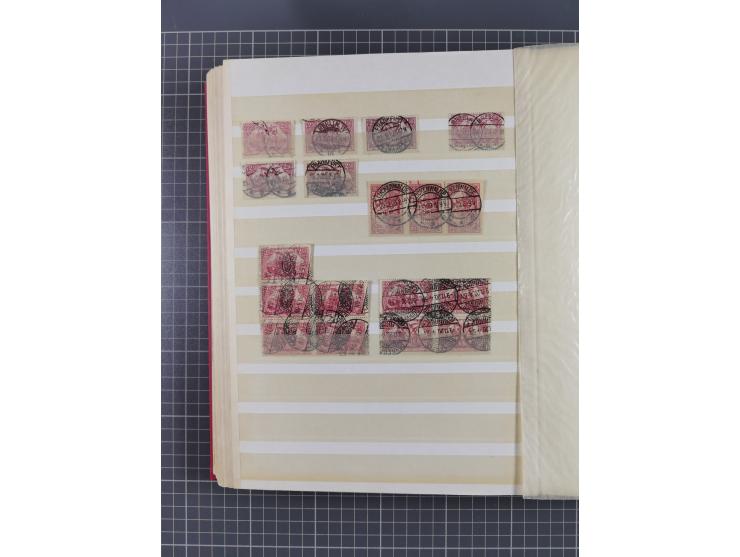 1920, Repräsentative Darstellungen 2,50 M., postfrische Spezialsammlung Plattenfehler, meist postfrisch, sauber sortiert mit 