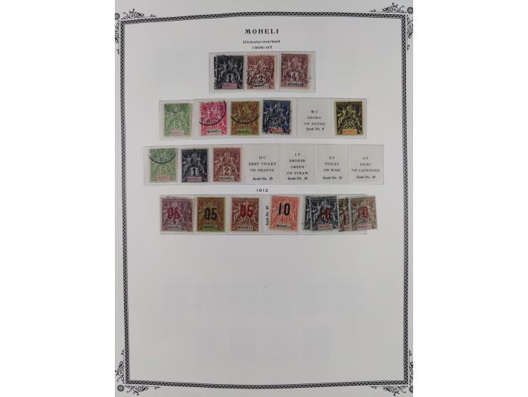 1897/75, Collection on 24 Scott album leaves, unused and mnh, starting early overprinted set 1912, including good part air ma