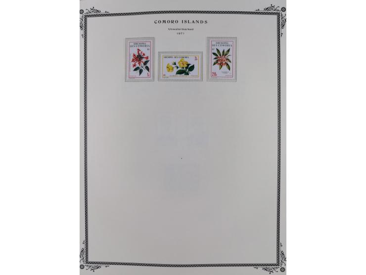 1897/75, Collection on 24 Scott album leaves, unused and mnh, starting early overprinted set 1912, including good part air ma