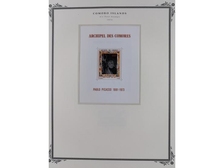 1897/75, Collection on 24 Scott album leaves, unused and mnh, starting early overprinted set 1912, including good part air ma