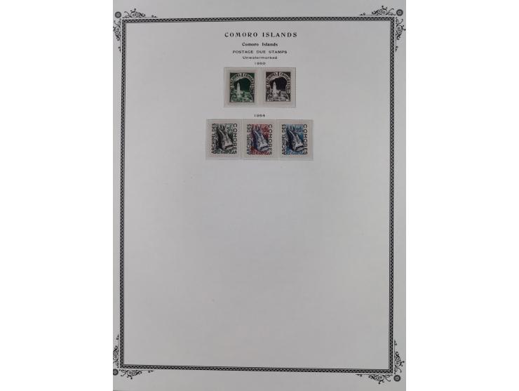 1897/75, Collection on 24 Scott album leaves, unused and mnh, starting early overprinted set 1912, including good part air ma