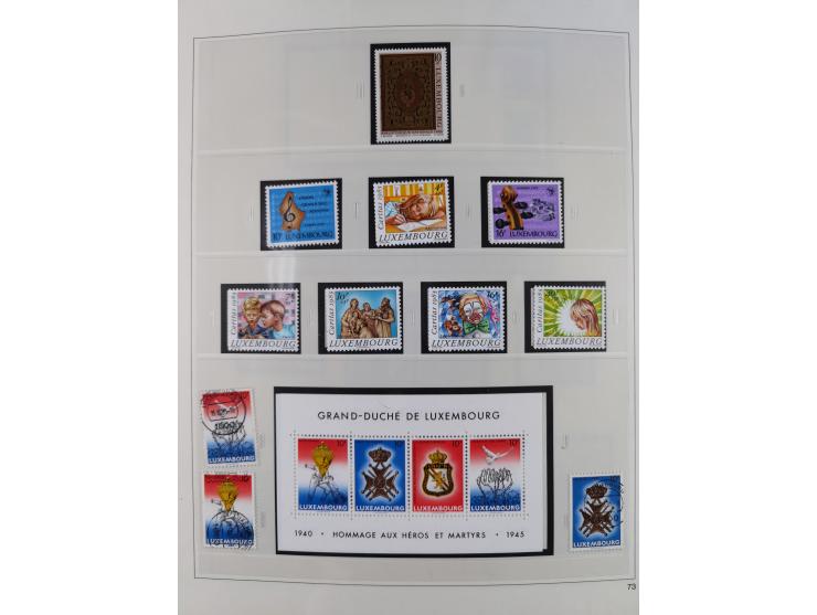 1945/98, mint never hinged, in the main catalogue numbers apparently complete collection, good condition, in two hingeless al