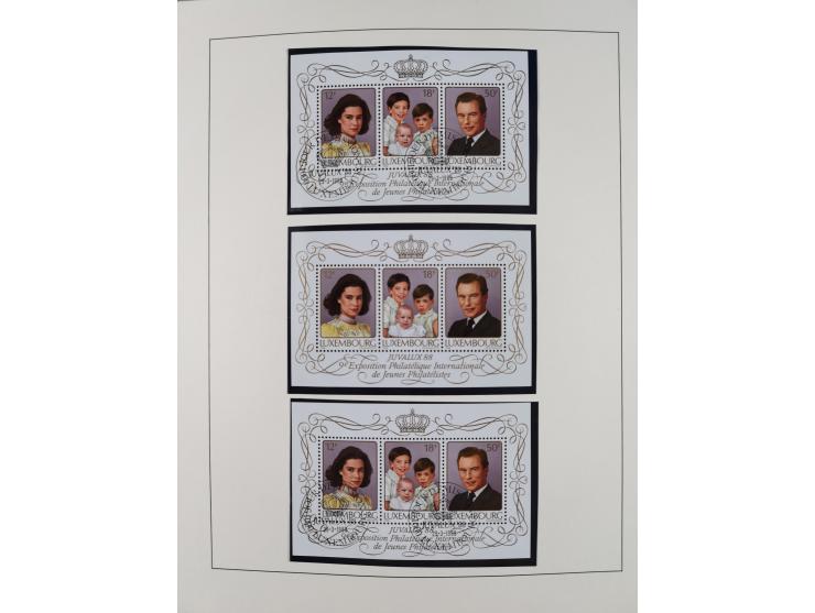 1945/98, mint never hinged, in the main catalogue numbers apparently complete collection, good condition, in two hingeless al