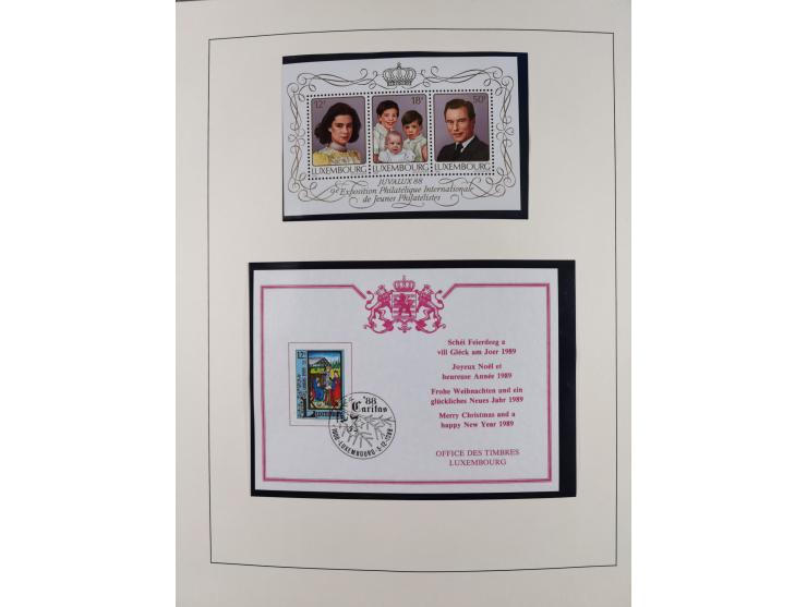 1945/98, mint never hinged, in the main catalogue numbers apparently complete collection, good condition, in two hingeless al