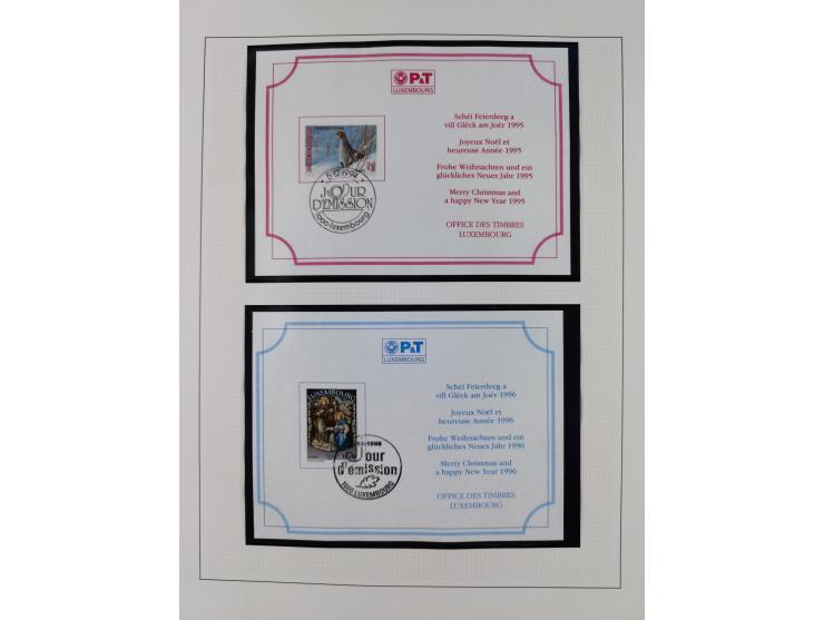 1945/98, mint never hinged, in the main catalogue numbers apparently complete collection, good condition, in two hingeless al