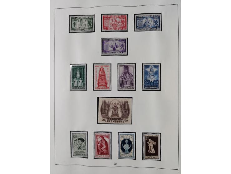 1945/98, mint never hinged, in the main catalogue numbers apparently complete collection, good condition, in two hingeless al