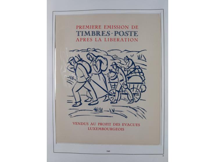 1945/98, mint never hinged, in the main catalogue numbers apparently complete collection, good condition, in two hingeless al