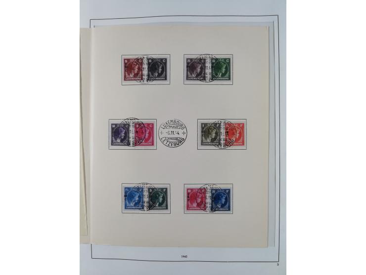 1945/98, mint never hinged, in the main catalogue numbers apparently complete collection, good condition, in two hingeless al