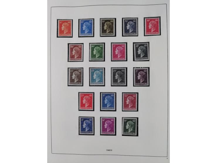 1945/98, mint never hinged, in the main catalogue numbers apparently complete collection, good condition, in two hingeless al