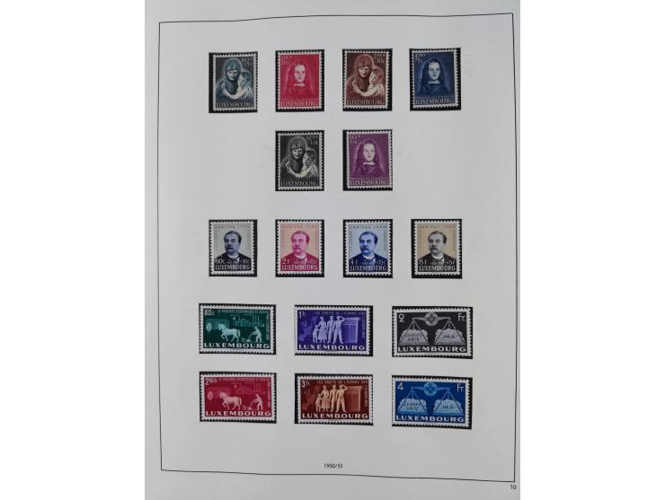 1945/98, mint never hinged, in the main catalogue numbers apparently complete collection, good condition, in two hingeless al