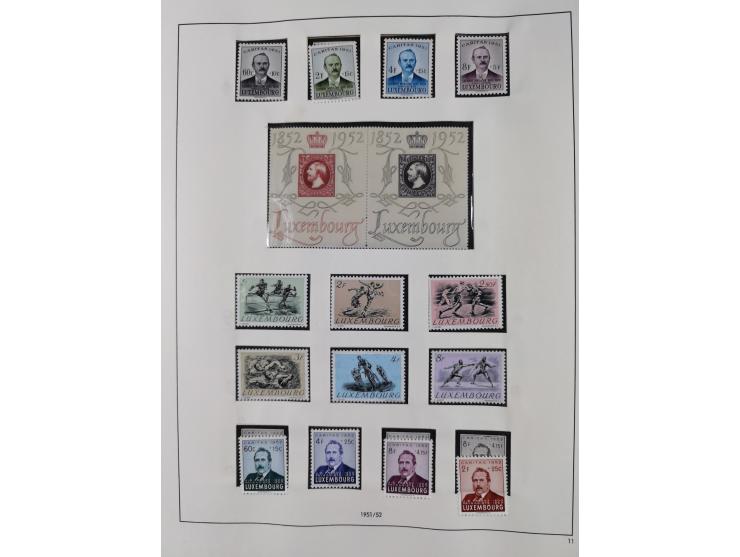 1945/98, mint never hinged, in the main catalogue numbers apparently complete collection, good condition, in two hingeless al