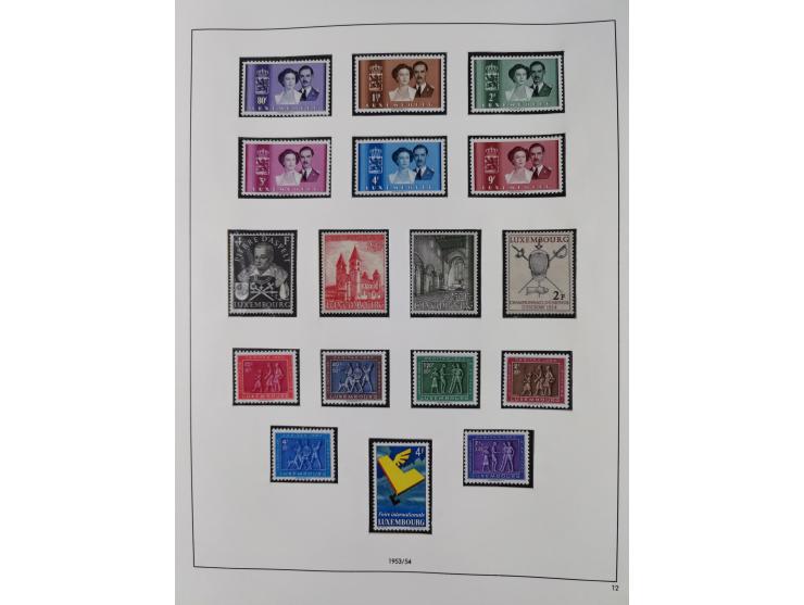 1945/98, mint never hinged, in the main catalogue numbers apparently complete collection, good condition, in two hingeless al