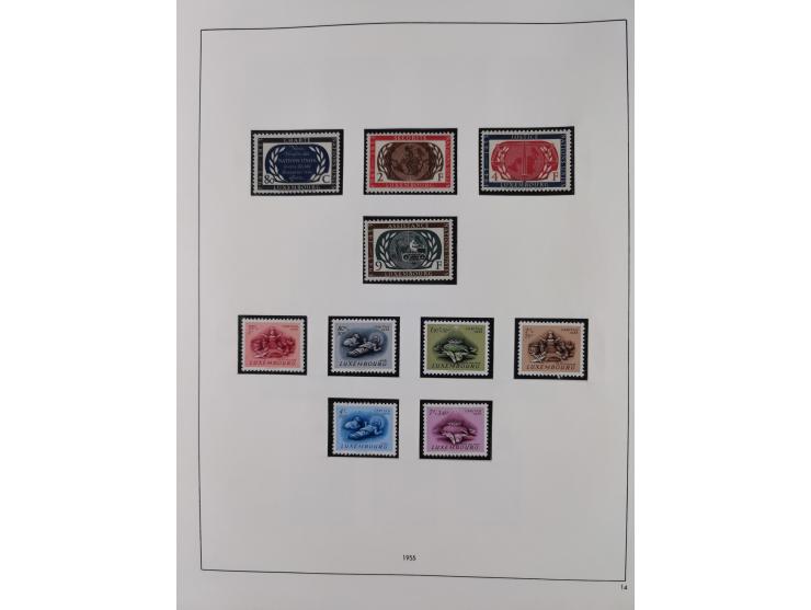 1945/98, mint never hinged, in the main catalogue numbers apparently complete collection, good condition, in two hingeless al