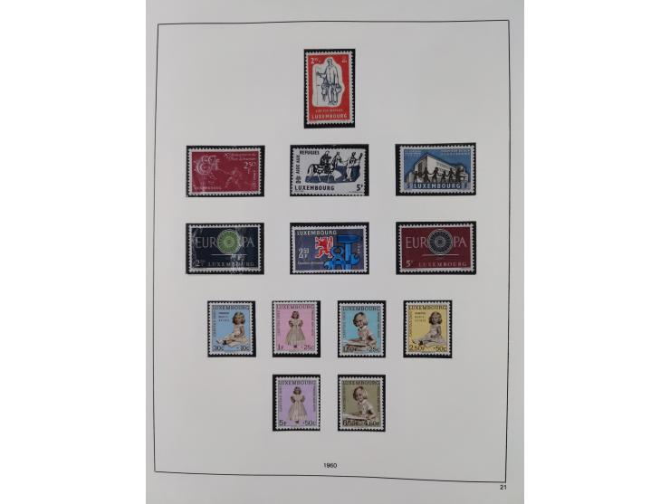 1945/98, mint never hinged, in the main catalogue numbers apparently complete collection, good condition, in two hingeless al