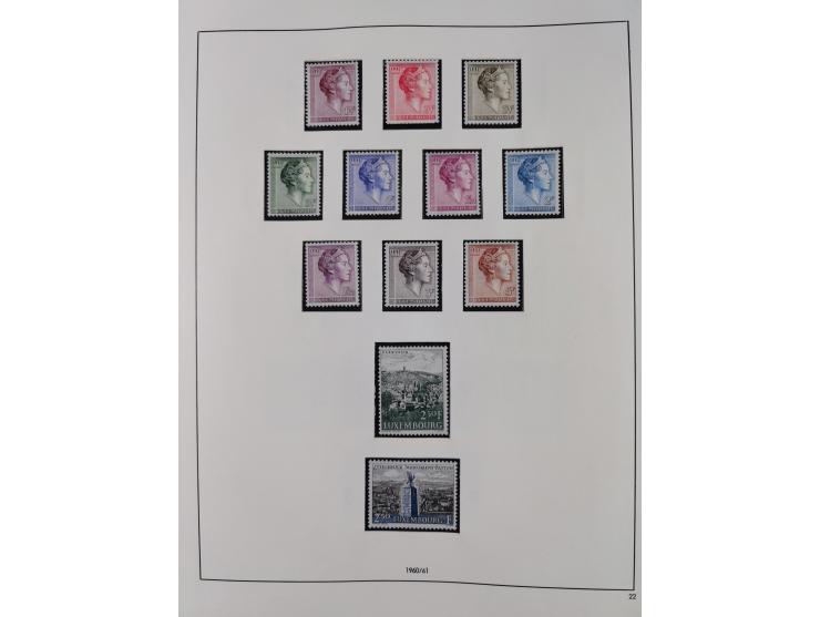 1945/98, mint never hinged, in the main catalogue numbers apparently complete collection, good condition, in two hingeless al