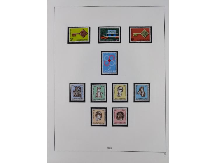 1945/98, mint never hinged, in the main catalogue numbers apparently complete collection, good condition, in two hingeless al