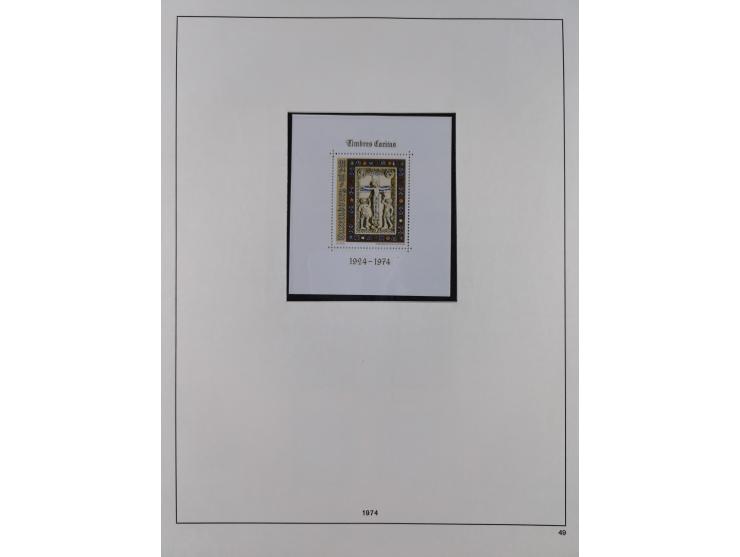 1945/98, mint never hinged, in the main catalogue numbers apparently complete collection, good condition, in two hingeless al