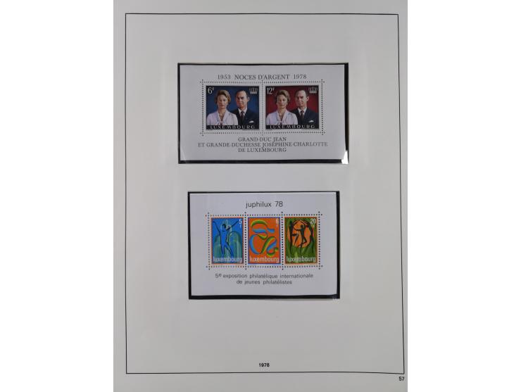 1945/98, mint never hinged, in the main catalogue numbers apparently complete collection, good condition, in two hingeless al