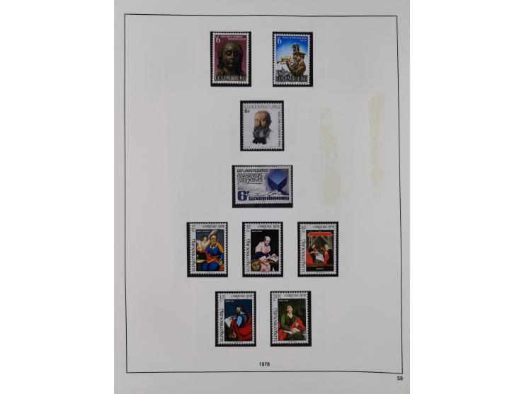 1945/98, mint never hinged, in the main catalogue numbers apparently complete collection, good condition, in two hingeless al